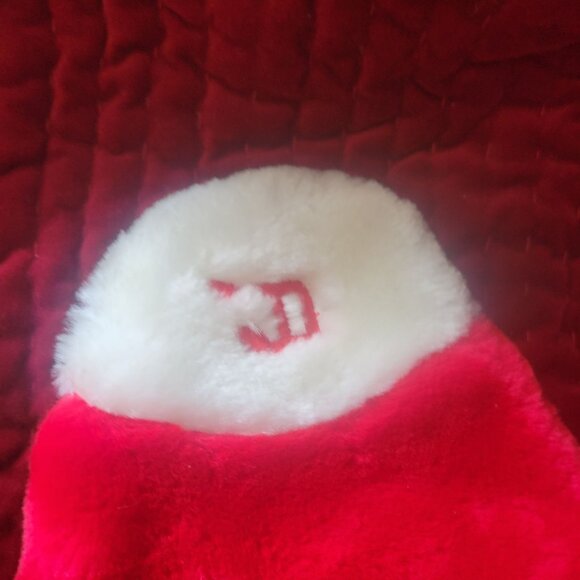 Chrisha Plush Christmas Stocking Moose Embroidered Merry Christmas 1988 - Picture 5 of 9